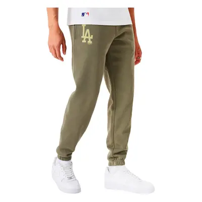 (M, Green) New Era Mens Los Angeles Dodgers League Essentials Sweatpants Joggers - Green