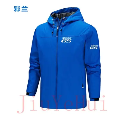 (Blue, 4XL) GS R1200 Men Windproof Sweatshirts Motorcycle R GS Hooded M3 M5 Hoodies X5 X6 Car F1