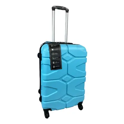 (SkyBlue, Medium) Hampton & Stewart Hard Shell Extra Large Suitcase