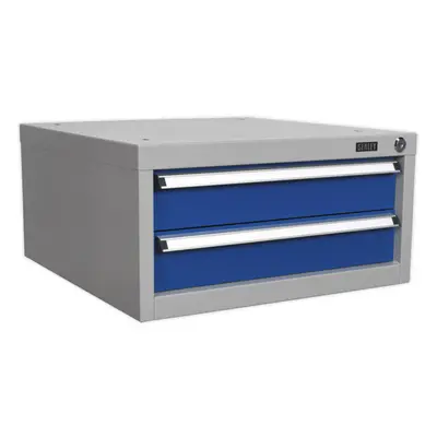 Double Drawer Unit - Suits ys02557 ys02560 & ys02562 Industrial Workbenches