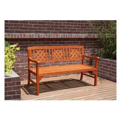 BIRCHTREE Outdoor Seat Chair Garden Bench Wood Spruce Patio Park WGB01 Natural