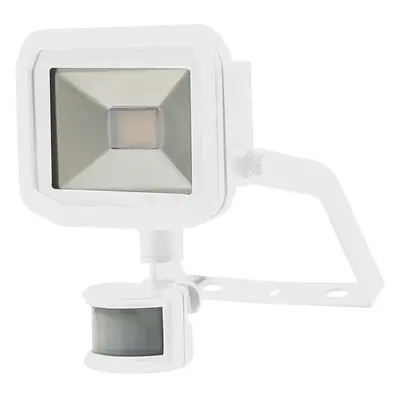 Luceco LFSP6W150-03 Guardian Slim Flood Light with PIR Motion Sensor and Metre Cable, 12.5 x 8.5