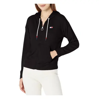 Tommy Hilfiger Women's Performance Zip Hoodie Black Medium