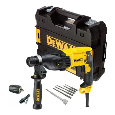 Dewalt D25133K 240v SDS+ Mode SDS Hammer Drill + Bits + Chisel + Chuck + Tstak