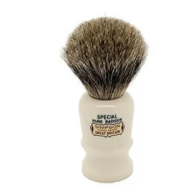 Simpsons Special Pure Badger Hair Shaving Brush With Imitation Ivory Handle