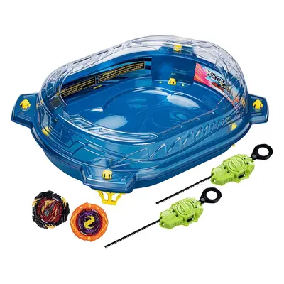 Beyblade Burst QuadStrike Thunder Edge Battle Set Battle Game Set with Beystadium Spinning Top T