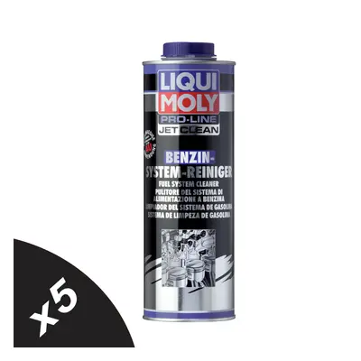 Liqui Moly Pro Petrol Fuel System Injector Intake Valve Cleaner Treatment 5x1L