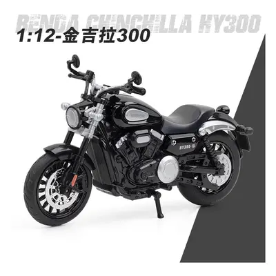 (Black) 1:12 BENDA GINGERLLA Racing Motorcycles Alloy Motorcycle Model Sound