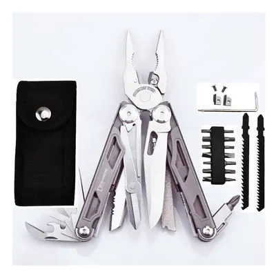 (DL30 full set grey) Daicamping DL30 Replaceable Parts Multitools Hand Tools Multi-tool Folding 