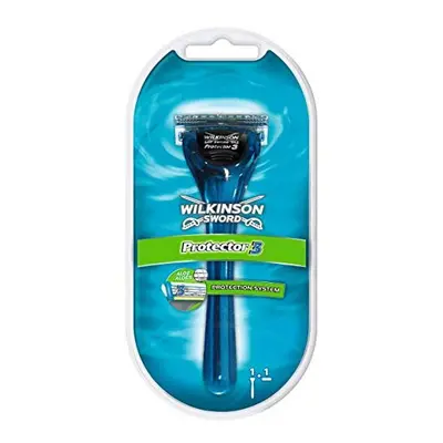 WILKINSON SWORD - Protector For Men | Smooth Shave | Razor Handle + Blade Refill