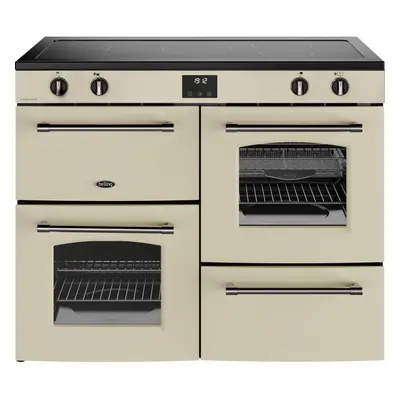 Belling Farmhouse 110E 110cm Electric Range Cooker with Ceramic Hob - Cream - A/A Rated