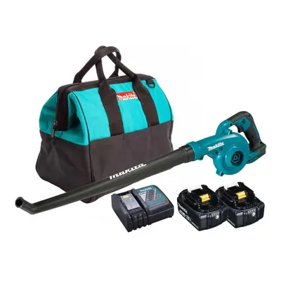 Makita DUB186Z 18v Cordless Garden Leaf Blower Li-Ion + x 3.0ah, Charger + Bag