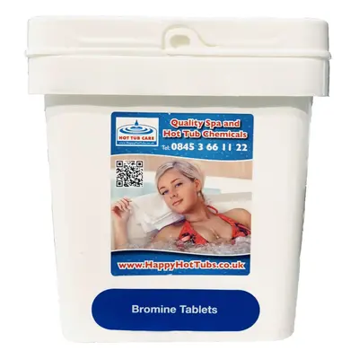 (5kg) Happy Hot Tubs Small Bromine Tablets 20g Tub Spa