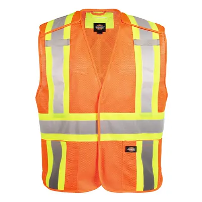 Dickies mens Workwear safety vests Orange Large-X-Large US