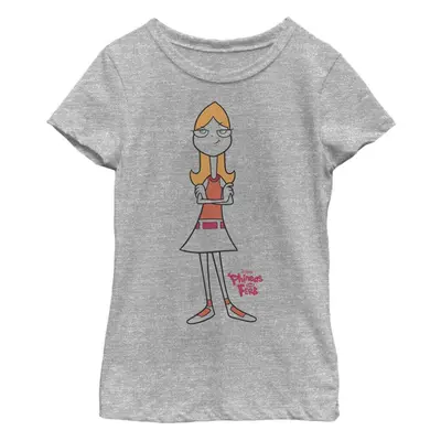 Disney Girl's Candace T-Shirt Athletic Heather X-Large