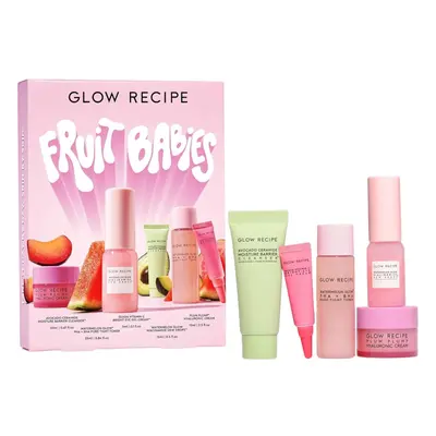 Fruit Babies Skincare Kit - Gift Set with Ceramide Facial Cleanser, BHA Toner, Vitamin C Eye Cre