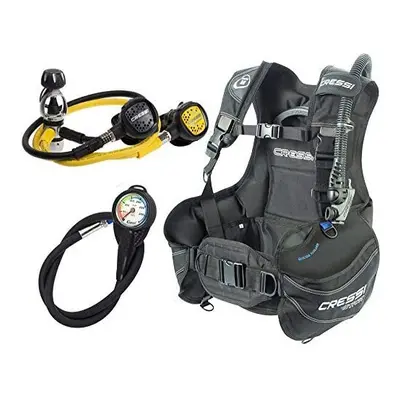 Cressi Start Scuba Diving Set - B.C.D. Start+1st Stage AC2+2nd Stage Compact+Octopus Compact+ In