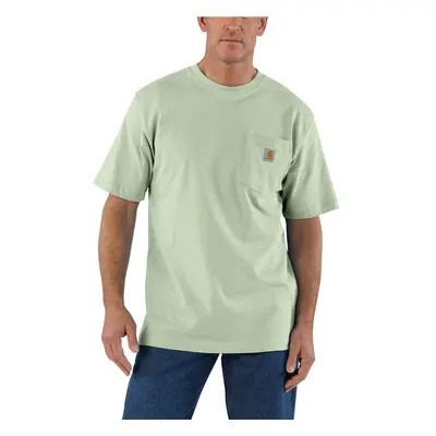 Carhartt Mens Loose Fit Heavyweight ShortSleeve Pocket TShirt Tender Greens Medium