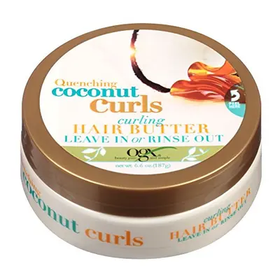 Ogx Quenching Coconut Curls Curling Hair Butter 6.6oz (2 Pack)