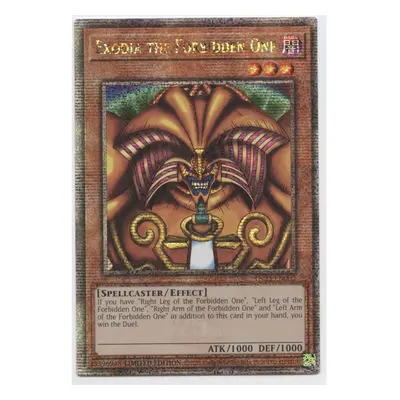 Exodia The Forbidden One - TN23-EN002 - Quarter Century Secret Rare - Limited Edition