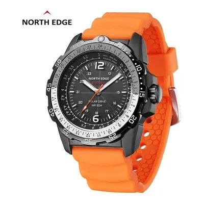 (orange) North Edge Evoque Men Digital Military Watch Waterproof 50m Men&apos;s Sport Wristwatch