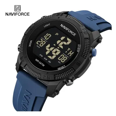 (Blue, 260mm) NAVIFORCE digital watch Unisex waterproof gift wristwatch NF7104