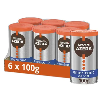 Nescafe AZERA Americano Decaff 100g (Pack of 6)