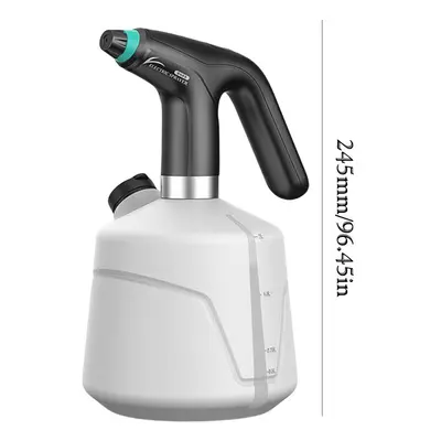 (New 2L Black White) Electric Plant Spray Bottle Automatic Watering Fogger USB Electric Sanitizi