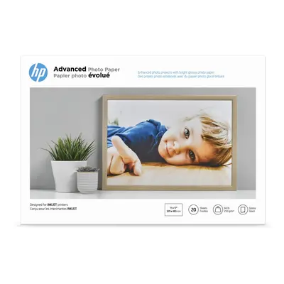 HP Advanced Photo Paper Glossy 13x19 in sheets CR696A White