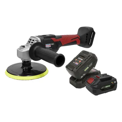 20V Cordless Rotary Polisher Kit - 150mm Pad - Includes Batteries & Charger