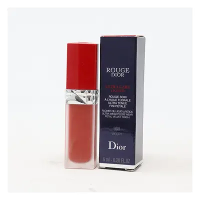 (989 Violet) Dior Rouge Dior Ultra Care Liquid Lipstick 0.2oz/6ml New With Box