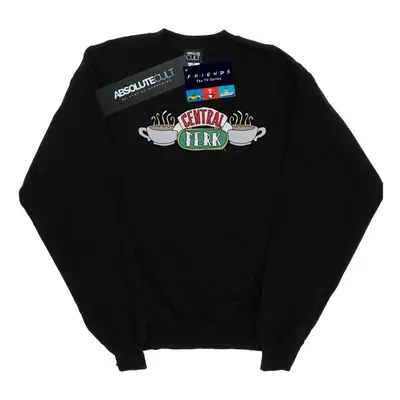 (4XL, Black) Friends Mens Central Perk Sketch Sweatshirt