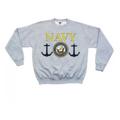 Navy Seal Crewneck Sweatshirt Grey - Small