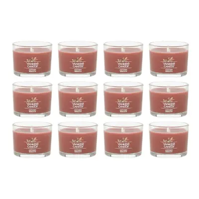 Yankee Candle Signature Votive Mini Candle Jar Autumn Wreath Scent Natural Soy Wax Blend Candle 