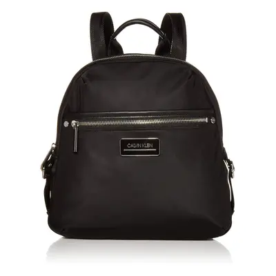 Calvin Klein womens Sussex Nylon Backpack Black/Silver One Size