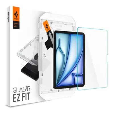 Spigen Tempered Glass Screen Protector [GlasTR EZ Fit] Designed for iPad Air inch M2 (2024) [9H 