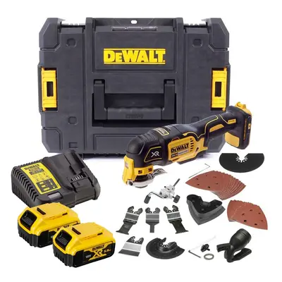 Dewalt DCS355P2 18v XR Brushless Oscillating Multi Tool + Accessory 2x 5.0AH