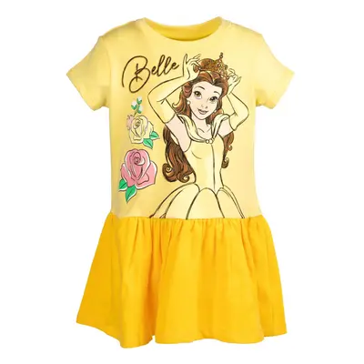 Disney Princess Belle Little Girls French Terry Dress Princess Belle Y