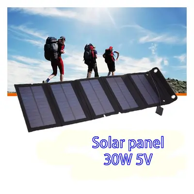 (SP30V5) Solar Cell 30W Photovoltaic Panels USB Charger System Battery V 5V Portable Flexible Fo