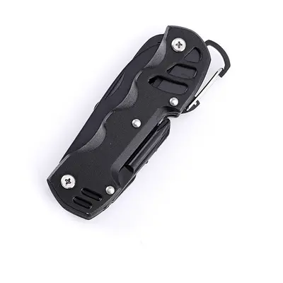 (Black) Outdoor Multifunctional Pocket Knife Swiss Army Knife Portable Field Survival Folding Kn