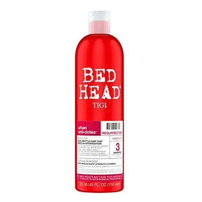 Bed Head by TIGI - Urban Antidotes Resurrection Shampoo - Ideal for Damaged Hair - ml