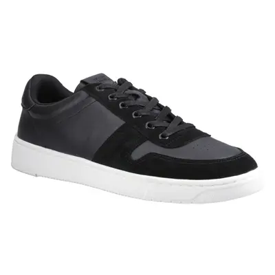 (Black, (Adults')) TOMS TRVL Lite Court Leather Men's Black Trainers