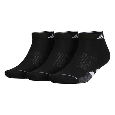 adidas Men's Cushioned Low Cut Socks (3-Pair) Black/White/Onix Grey