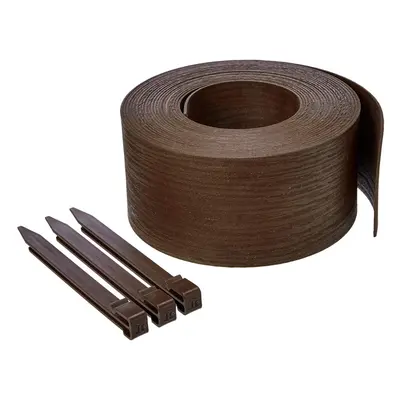 Amazon Basics Landscape Edging Coil pack of Stakes inch x 40FT Brown