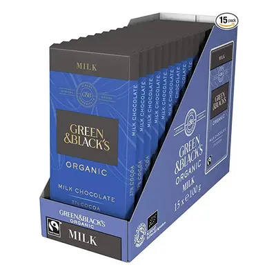 Green & Blacks Milk Choc FT 90g (Pack of 15)