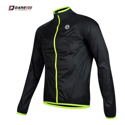 (Black, Asian-2XL) Man Cycling Jacket Soft New Waterproof Windproof Woemn Cycling Long Sleeve Ja