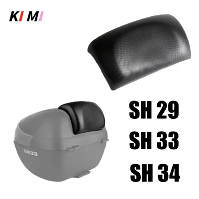 (SH29 34) Motorcycle Rear Passenger Tail Box Rear Cushion Backrest For