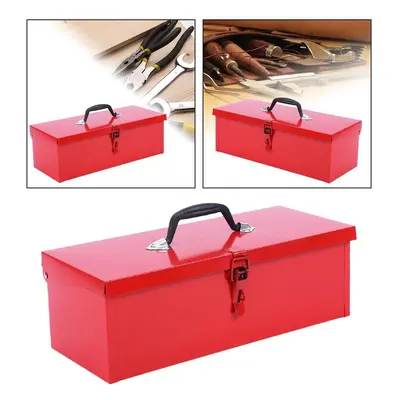 Tool Case Tool Chest Easy Access Hardware Storage Non Slip Handle Iron Tool Box Empty Tool Box f