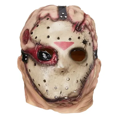 Rubies mens Friday the 13th Jason Voorhees Deluxe Overhead costume masks Gray One Size US