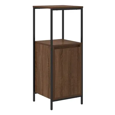 vidaXL Bathroom Cabinet with Shelves Brown Oak 36x35x95 cm